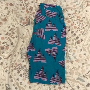 LuLaRoe “Disney Castle” leggings